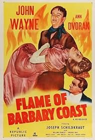 DVD of Flame of Barbary Coast featuring John Wayne and Ann Dvorak, drama film, from Rare and Collectible DVDs collection.