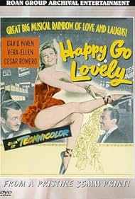 DVD cover of Happy Go Lovely musical featuring David Niven and Vera-Ellen, with vintage movie poster art.