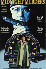 DVD cover for "In the Line of Duty: Manhunt in the Dakotas," crime drama starring Rod Steiger and Michael Gross.