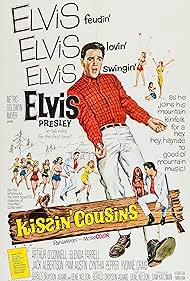 DVD cover of Kissin Cousins comedy starring Elvis Presley and Arthur O'Connell, featuring vintage movie artwork.