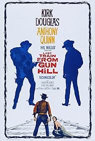Last Train From Gun Hill DVD featuring Kirk Douglas and Anthony Quinn, Western film poster with vintage artwork.