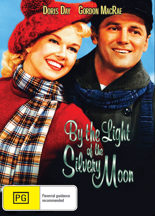 DVD cover of "By the Light of the Silvery Moon" comedy movie featuring Doris Day and Gordon MacRae, from Timeless Classic DVD.