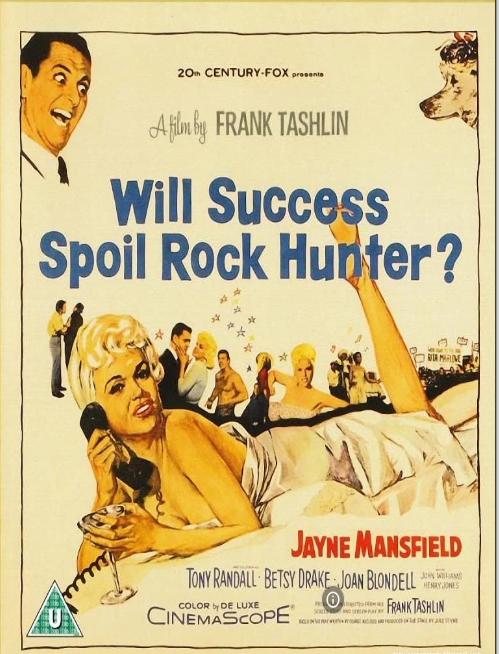 DVD cover of "Will Success Spoil Rock Hunter?" featuring Tony Randall and Jayne Mansfield, from Timeless Classic DVD collection.