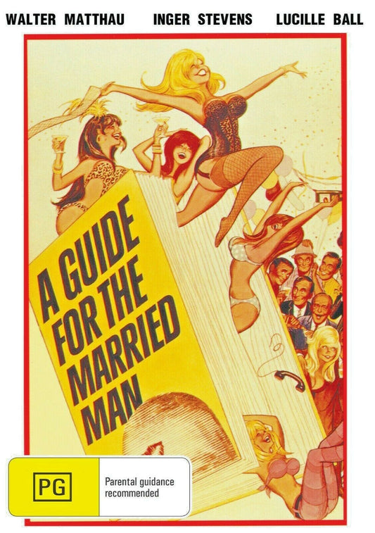 DVD of "A Guide for the Married Man" comedy with Walter Matthau and Inger Stevens from Timeless Classic DVD collection.