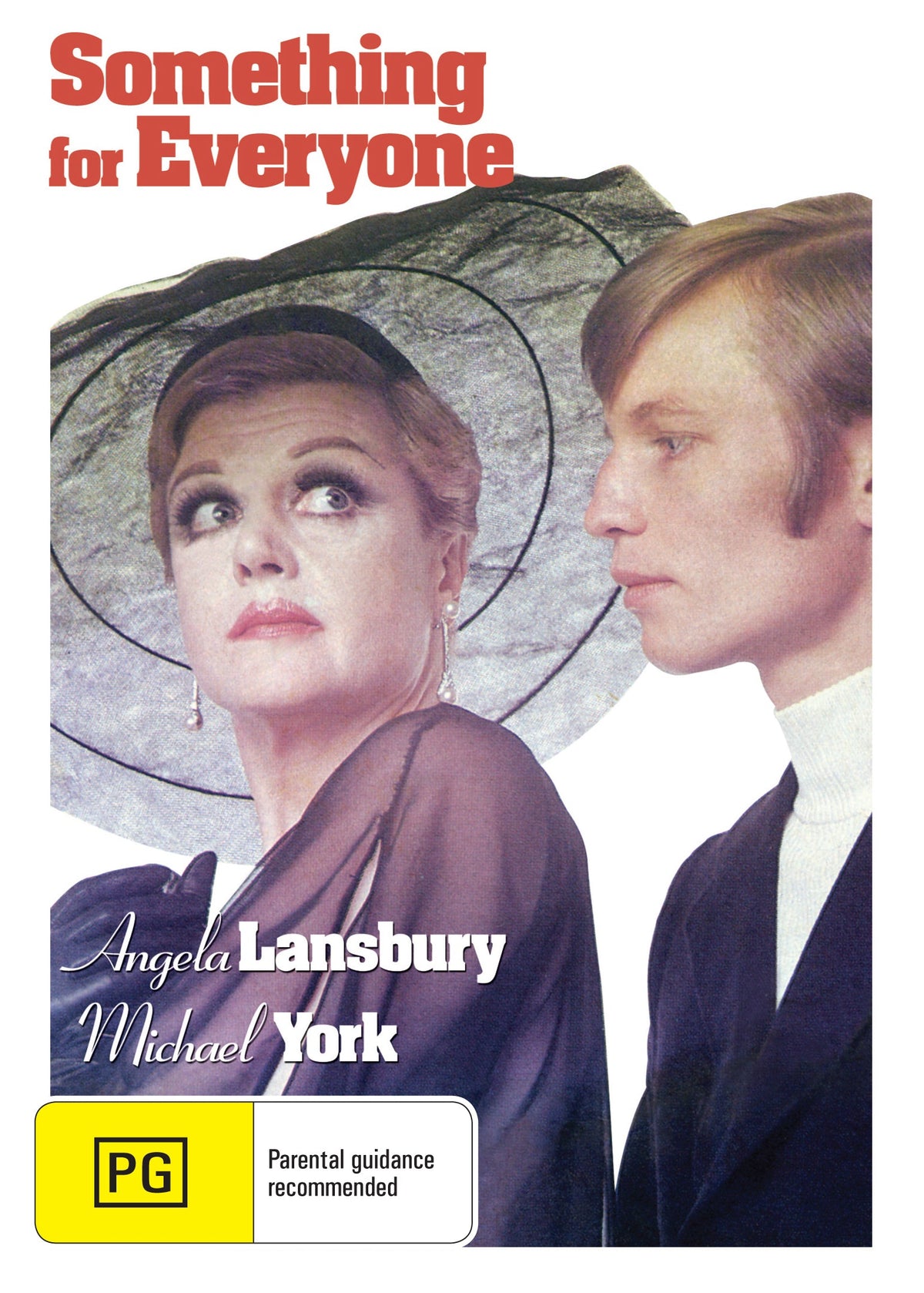 DVD cover of "Something for Everyone" comedy featuring Angela Lansbury and Michael York, from Timeless Classic DVD collection.
