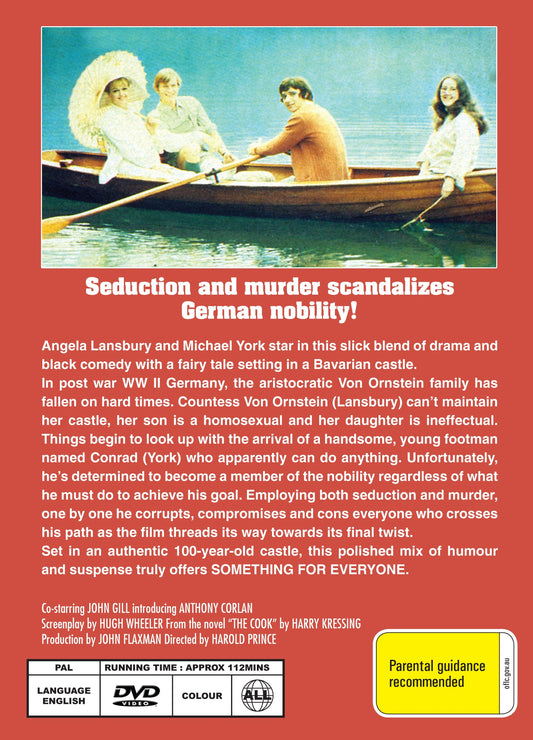 Comedy movie DVD titled "Something for Everyone" featuring Angela Lansbury and Michael York, from Timeless Classic DVD.
