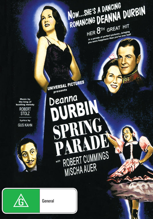 Spring Parade DVD featuring musical starring Deanna Durbin and Robert Cummings from Timeless Classic DVD.