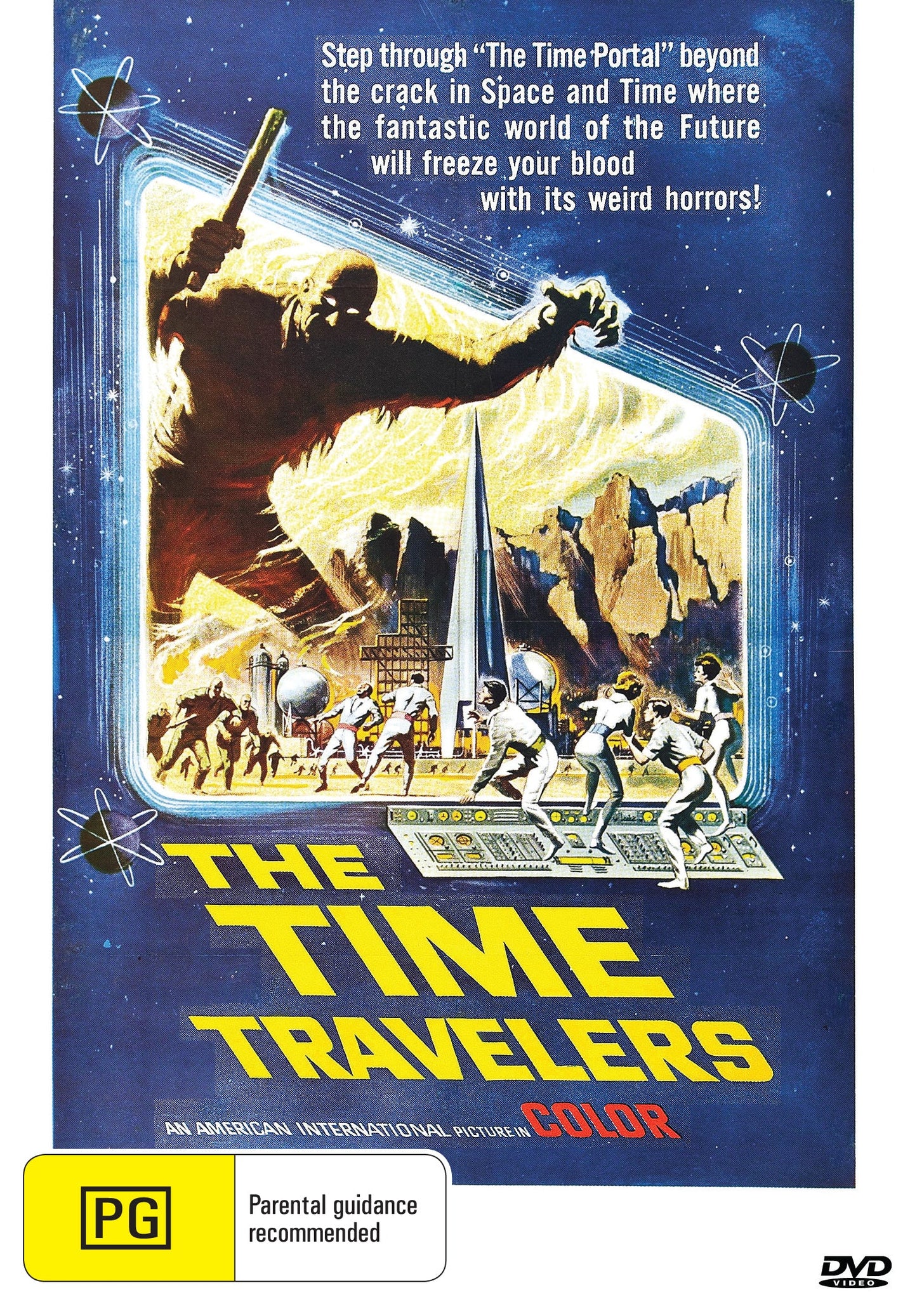 The Time Travelers DVD featuring sci-fi movie with Preston Foster and Philip Carey, from Timeless Classic DVD collection.