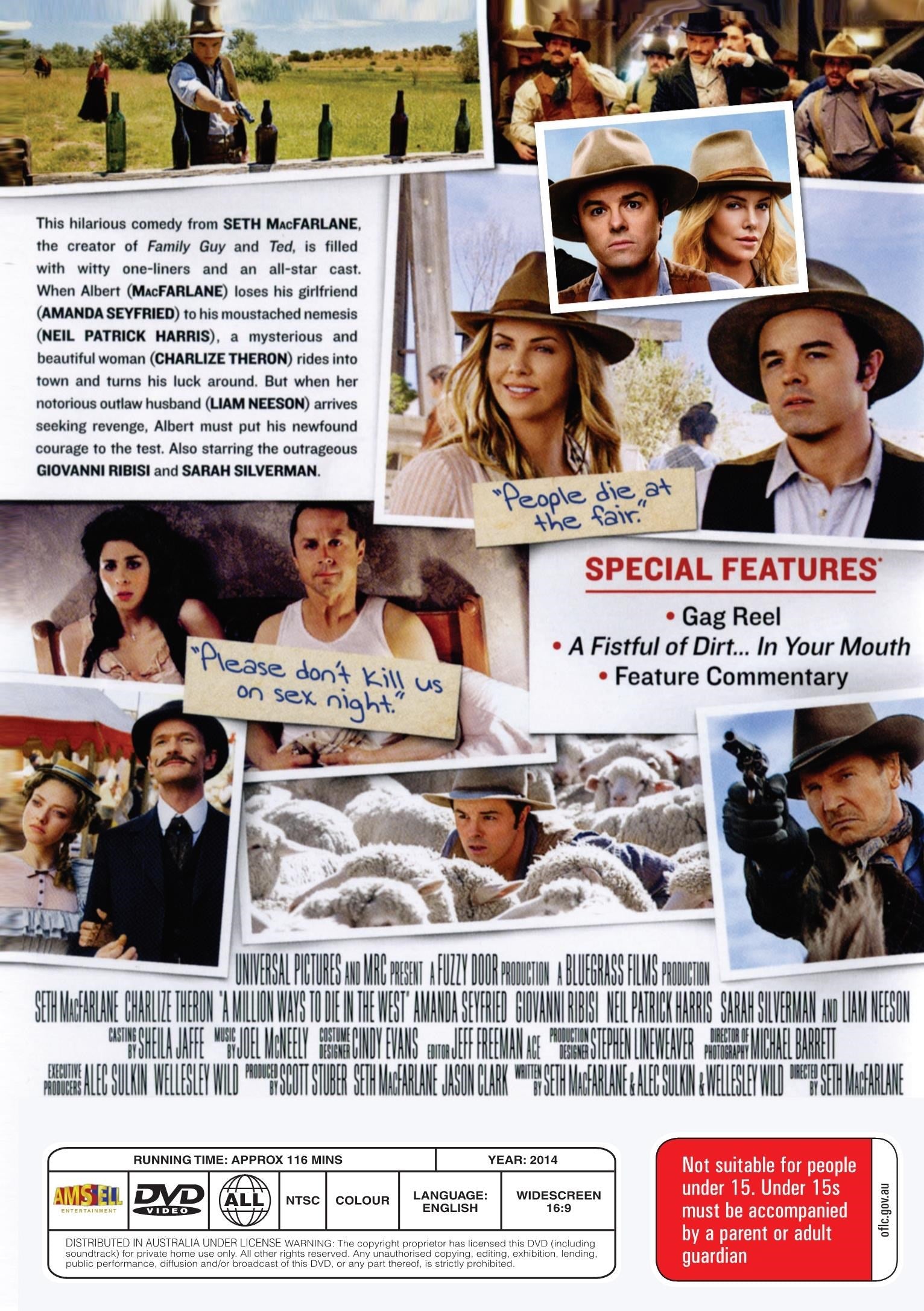 A Million Ways to Die in the West rareandcollectibledvds