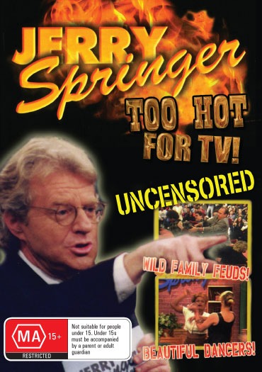 Jerry Springer : Too Hot For T.V rareandcollectibledvds