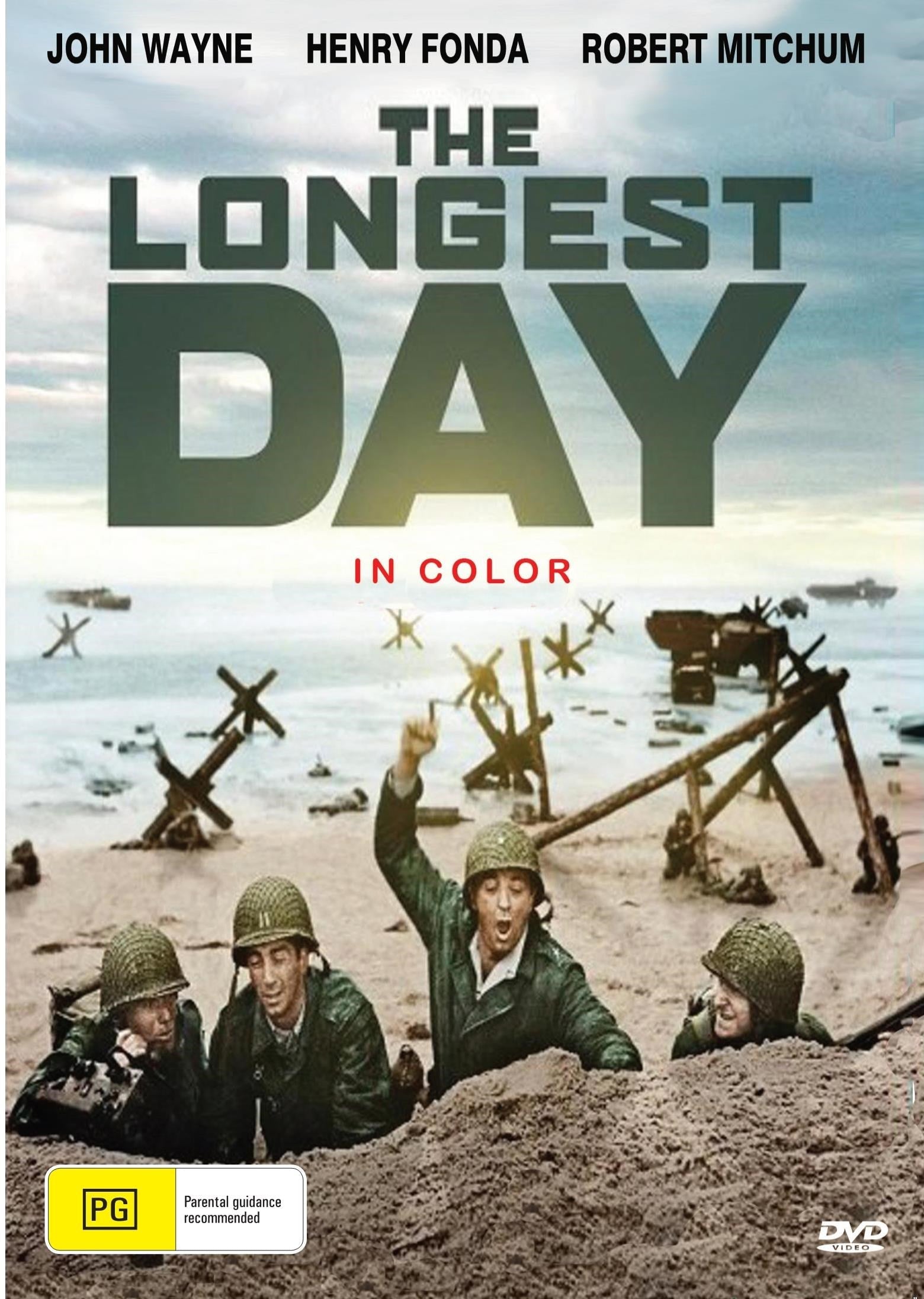 The Longest Day : Color Version on DVD, Drama, John Wayne, Robert Ryan ...