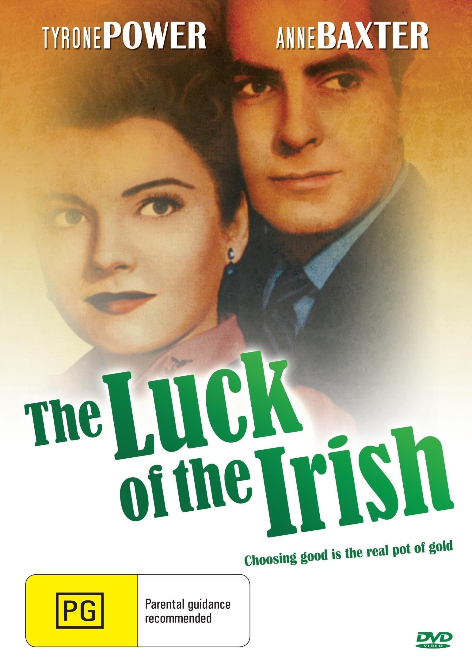 The Luck of the Irish on DVD, Romance, Tyronne Power, Anne Baxter