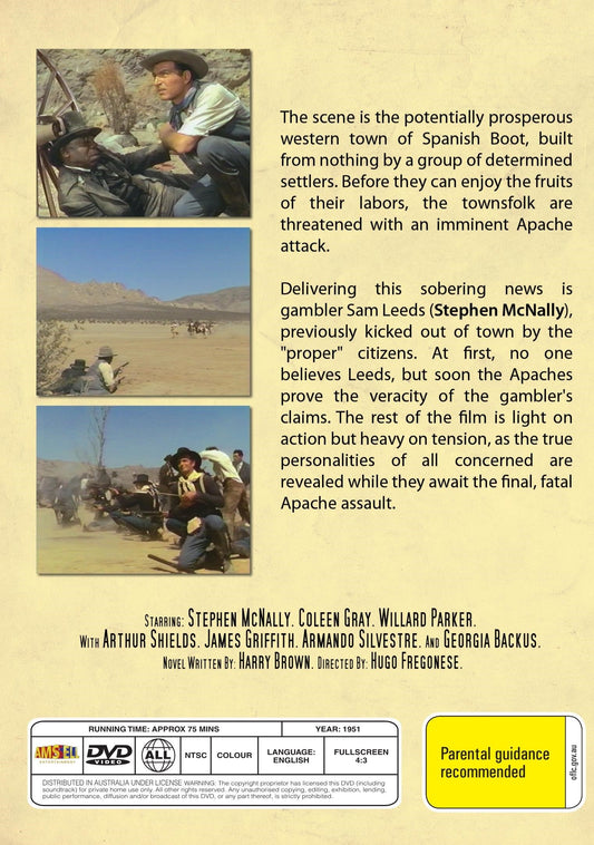 Apache Drums on DVD, Action, Stephen McNally, Collen Gray