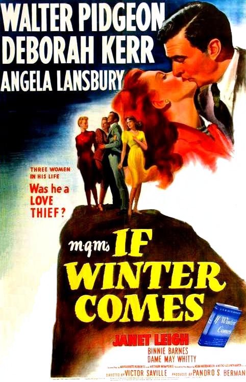 DVD of the drama film "If Winter Comes" featuring Walter Pidgeon and Deborah Kerr, with artwork showing the DVD case and cover art.