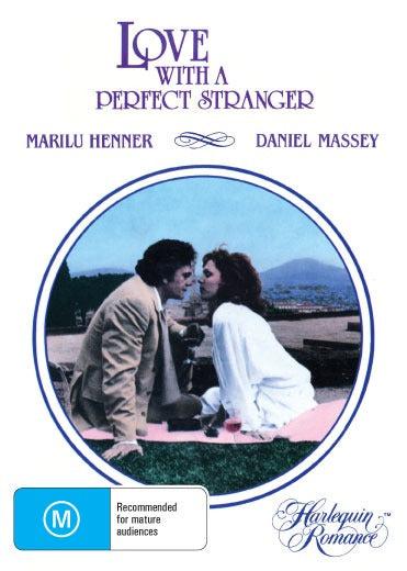 DVD cover of "Love with a Perfect Stranger" romantic movie starring Marilu Henner and Daniel Massey, from Rare and Collectible DVDs.