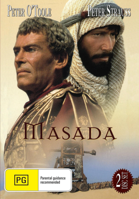 Masada on DVD, a historical movie featuring Peter O'Toole and Peter Strauss, from Rare and Collectible DVDs.