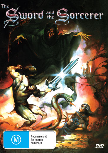 DVD cover of The Sword And The Sorcerer horror movie featuring Edgar Buchanan and Marie Windsor, from rareandcollectibledvds.