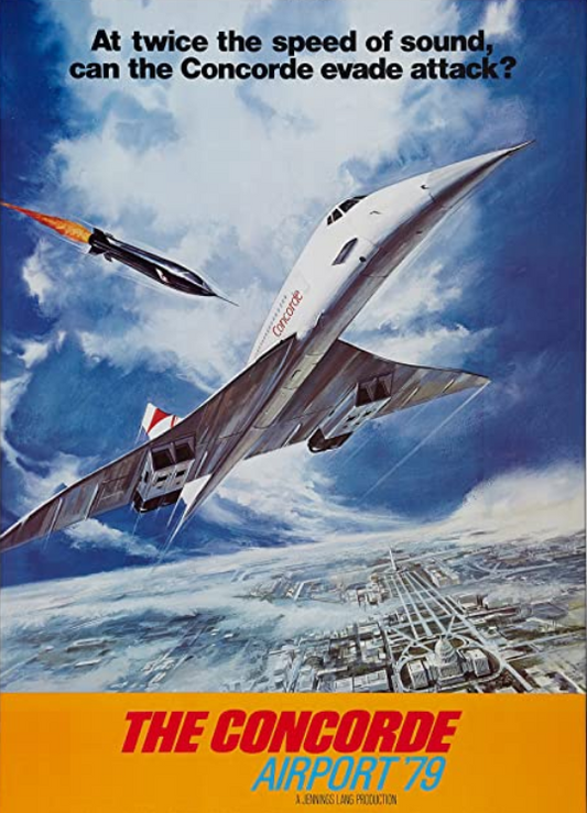 DVD cover of Airport 79 Concorde featuring Alain Delon and Susan Blakely, from the Movies & DVDs collection by rareandcollectibledvds.
