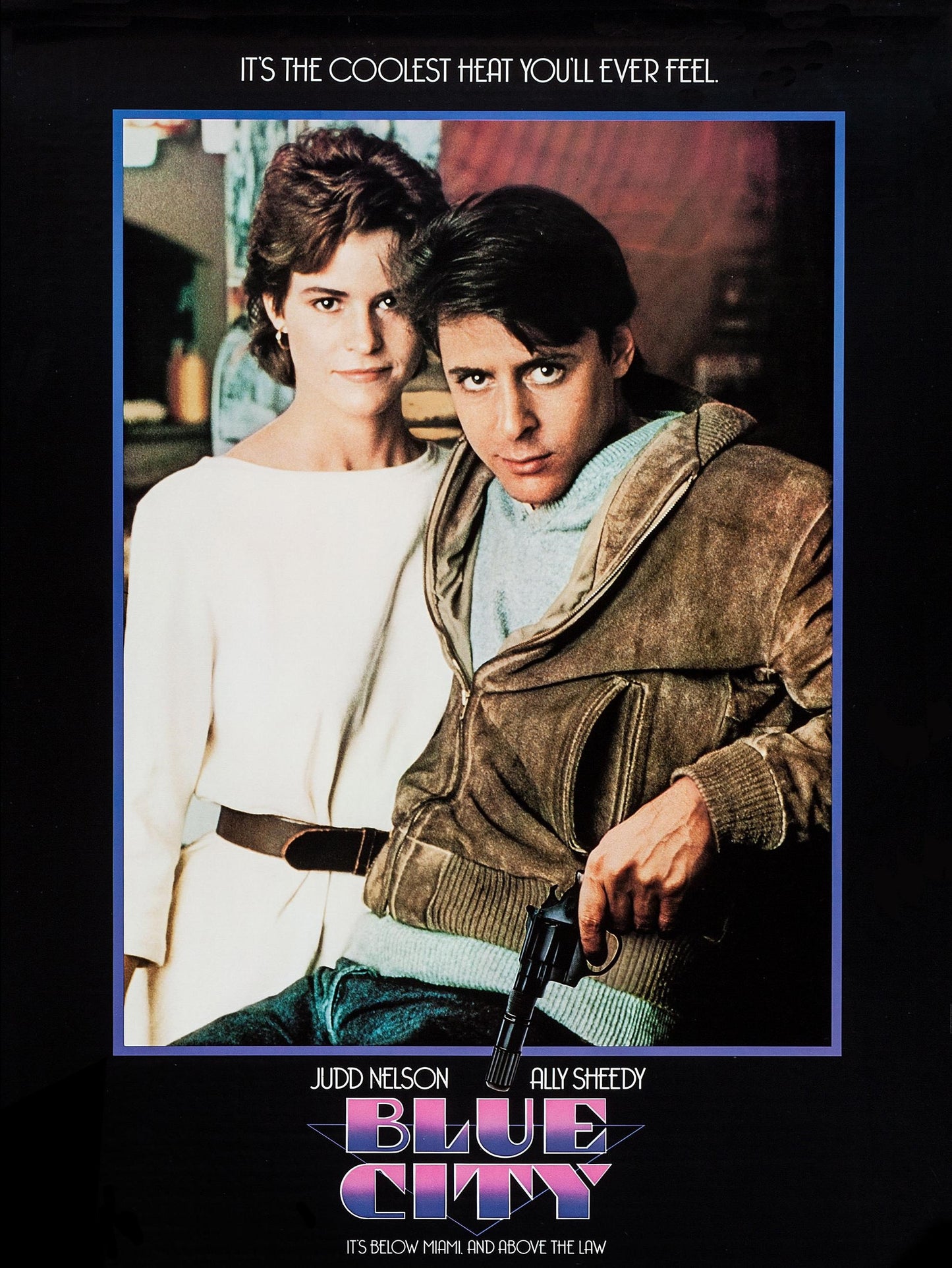 Blue City DVD with Judd Nelson and Ally Sheedy, action movie from Rare and Collectible DVDs, featuring the movie cover art.