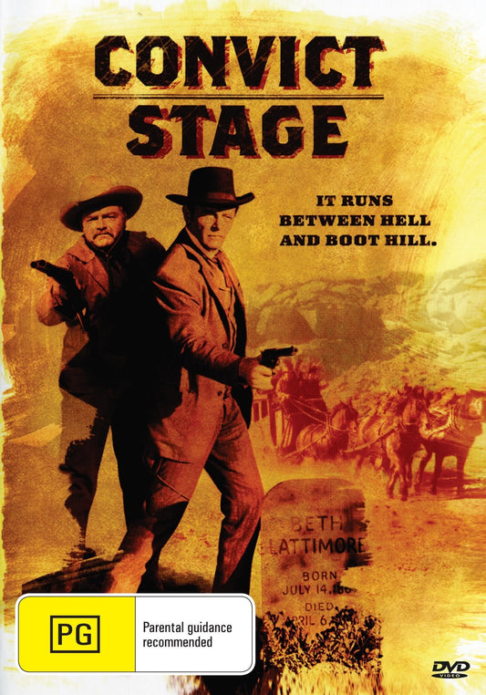 Convict Stage DVD featuring Harry Lauter and Don 'Red' Barry, drama movie from RareAndCollectibleDVDs.