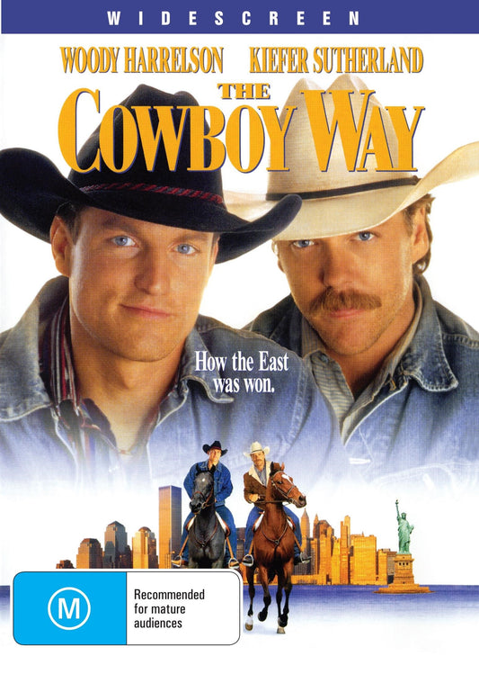 The Cowboy Way DVD featuring Woody Harrelson and Kiefer Sutherland, drama movie from Rare and Collectible DVDs.