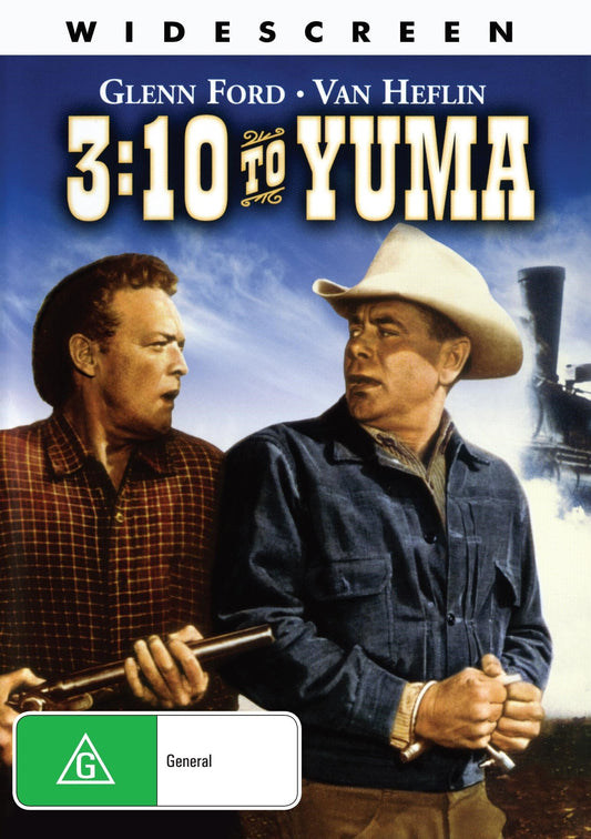 DVD of 3:10 To Yuma Western movie featuring Glenn Ford and Van Heflin, from Rare and Collectible DVDs.