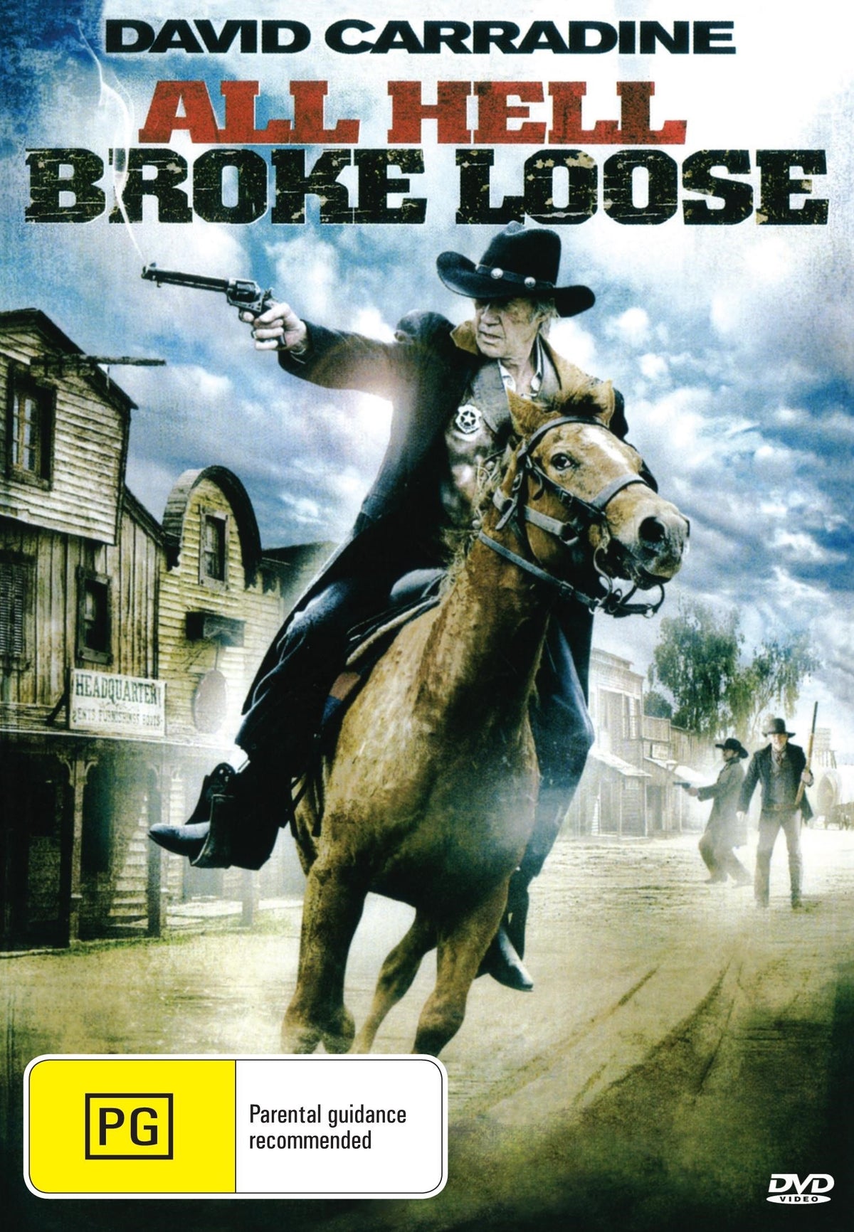 DVD cover of "All Hell Broke Loose," a drama movie featuring Dianne All and Harry All, from rareandcollectibledvds.