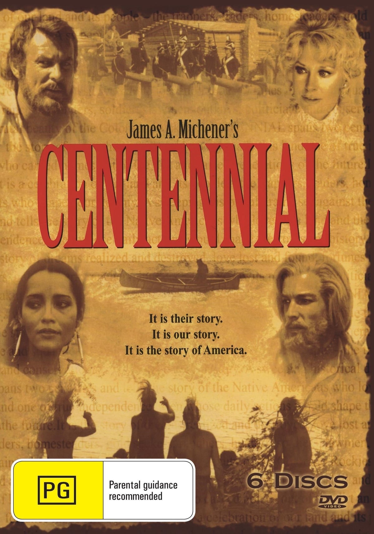 Centennial DVD featuring Raymond Burr and Barbara Carrera, a drama movie from Rare and Collectible DVDs collection.