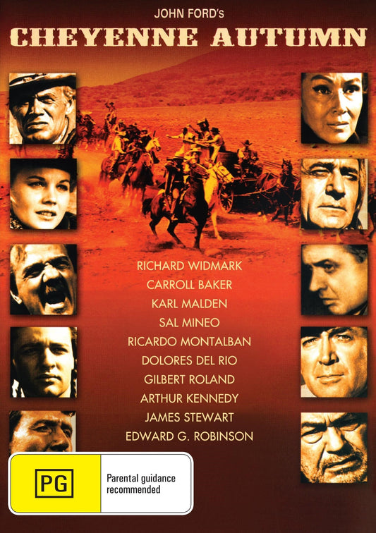 Cheyenne Autumn DVD featuring Richard Widmark and Carrol Baker, a drama movie from the Movies & DVDs collection.