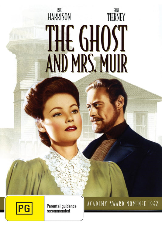 DVD of The Ghost and Mrs. Muir comedy movie featuring Gene Tierney and Rex Harrison, from Rare and Collectible DVDs.