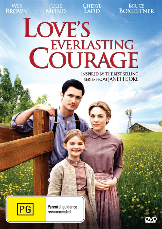 Western DVD titled Love's Everlasting Courage featuring Wes Brown and Cheryl Ladd, available from rareandcollectibledvds.