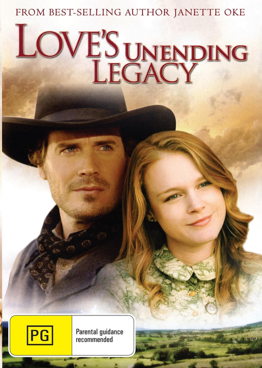 DVD cover for Love's Unending Legacy, a romance film starring Erin Cottrell and Dale Midkiff, from rareandcollectibledvds.