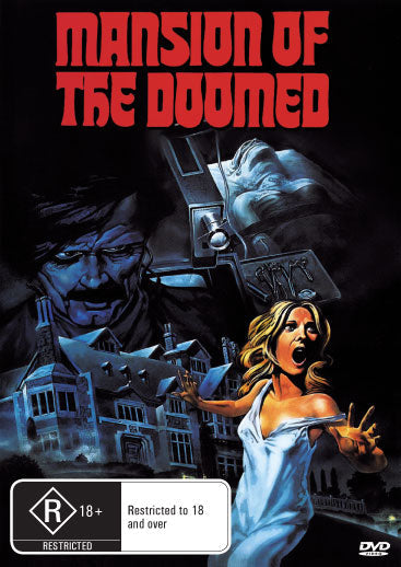 Mansion Of The Doomed DVD thriller featuring Richard Basehart and Gloria Grahame, with a variable cover image from rareandcollectibledvds