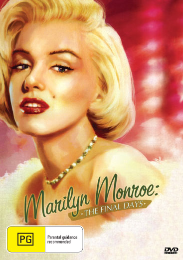 DVD cover of Marilyn Munroe The Final Days documentary featuring James Coburn and Gene Allen, with images of Marilyn Munroe.