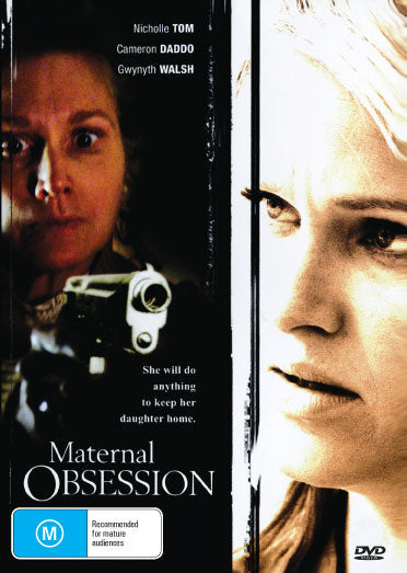 DVD cover of Maternal Obsession thriller featuring Nicholle Tom and Gwynyth Walsh, from the rareandcollectibledvds collection.