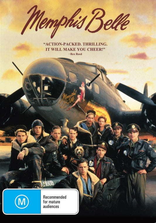 Memphis Belle DVD featuring drama with Matthew Modine and Eric Stoltz, displayed with cover art and DVD case.