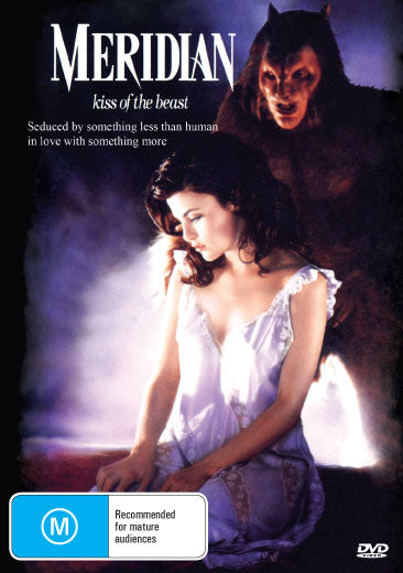 Meridian DVD featuring Sherilyn Fenn and Malcolm Jamieson, fantasy film, from Rareandcollectibledvds.