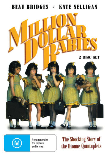 DVD cover of Million Dollar Babies drama featuring Beau Bridges and Roy Dupuis, available from rareandcollectibledvds.