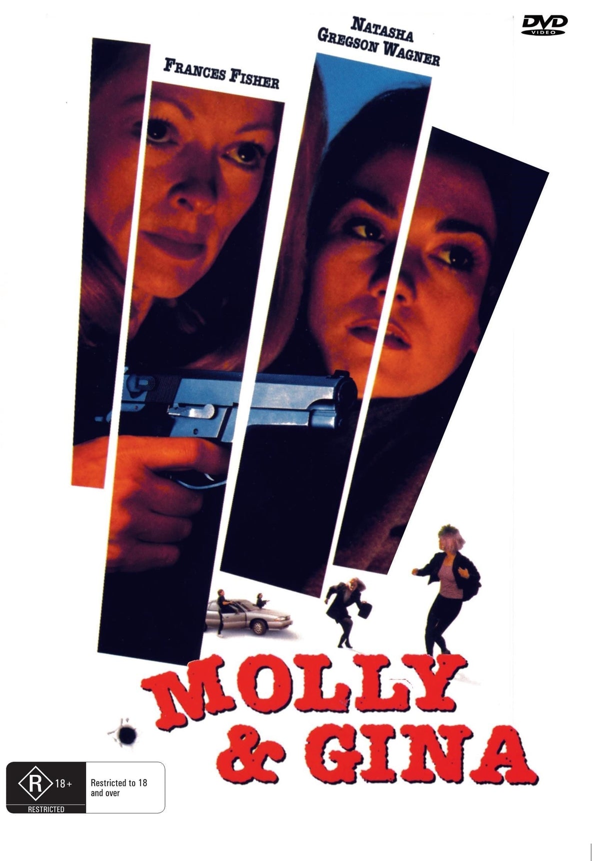 DVD cover image of Molly & Gina drama featuring Frances Fisher and Natasha Gregson Wagner, from Rare and Collectible DVDs.
