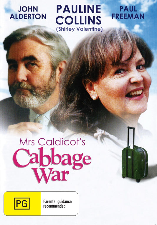 DVD of Mrs Caldicot's Cabbage War comedy featuring Pauline Collins and Peter Capaldi, from Rare and Collectible DVDs.