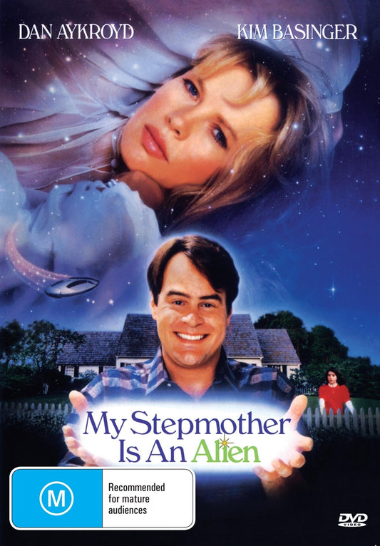 DVD cover of "My Stepmother Is an Alien" comedy featuring Dan Aykroyd and Kim Basinger, released by Rare and Collectible DVDs.