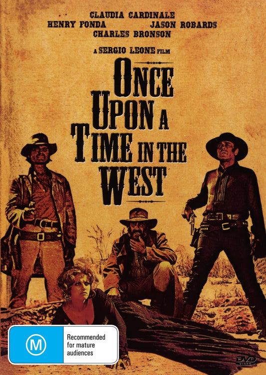 DVD of Once Upon A Time In The West featuring Henry Fonda and Charles Bronson, drama film, from RareandCollectibleDVDs.