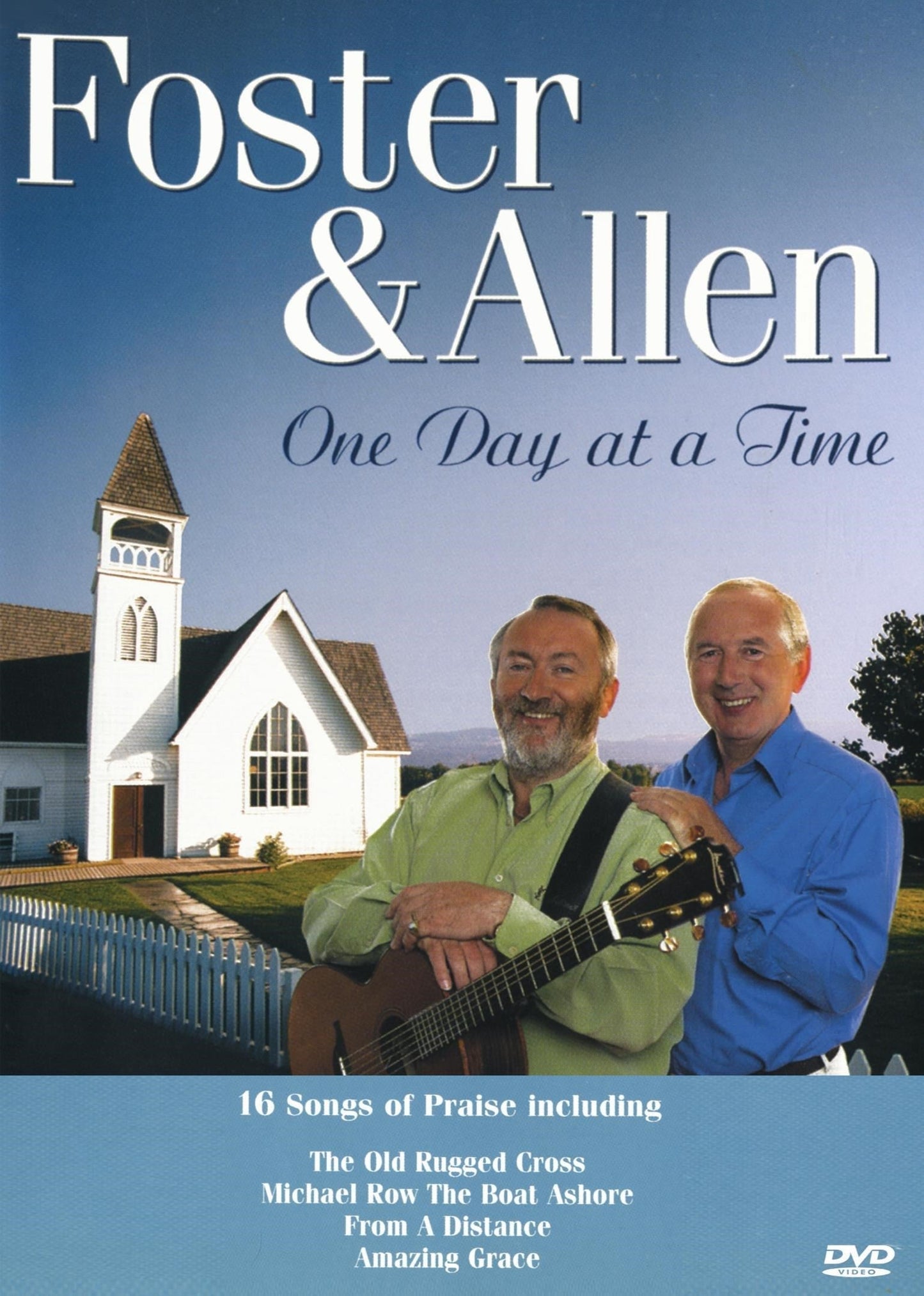 DVD cover of "One Day At A Time" by Foster and Allen, featuring the musical duo on the Rare and Collectible DVDs release.