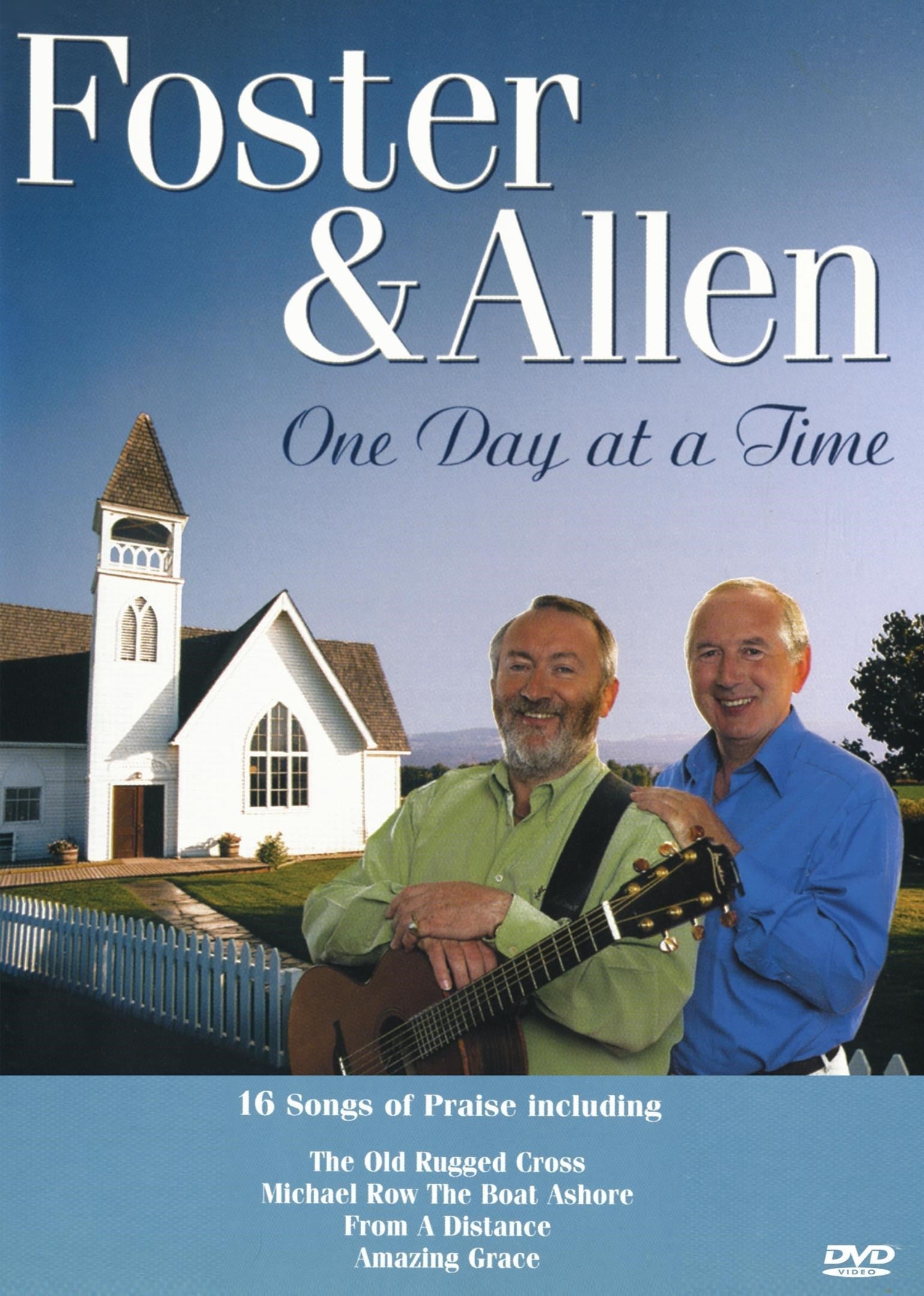 DVD cover of "One Day At A Time" by Foster and Allen, featuring the musical duo on the Rare and Collectible DVDs release.
