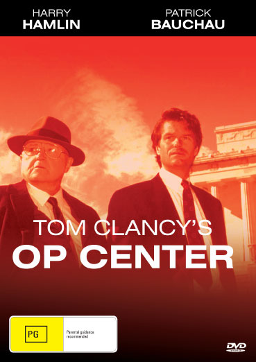 DVD cover of "OP Center" thriller featuring Harry Hamlin and Patrick Bauchau, from RareAndCollectibleDVDs collection.