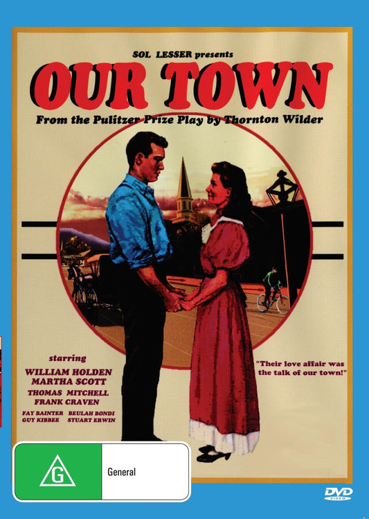 Our Town DVD drama featuring William Holden and Martha Scott, collectible film from RareandCollectibleDVDs.