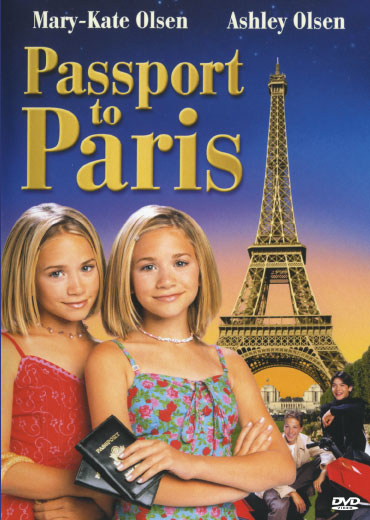 Passport to Paris DVD featuring Mary-Kate and Ashley Olsen, family comedy movie with collectible rareandcollectibledvds label