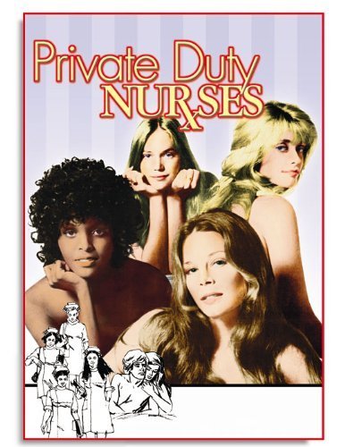 DVD cover for "Private Duty Nurses" thriller featuring Katherine Cannon and Joyce Williams, from rareandcollectibledvds.