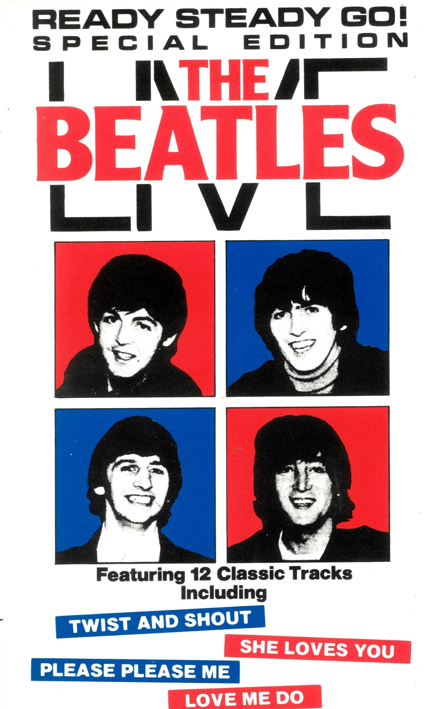 The Beatles "Ready Steady Go!" live on DVD featuring George Harrison, a collectible music DVD by Rareandcollectibledvds.