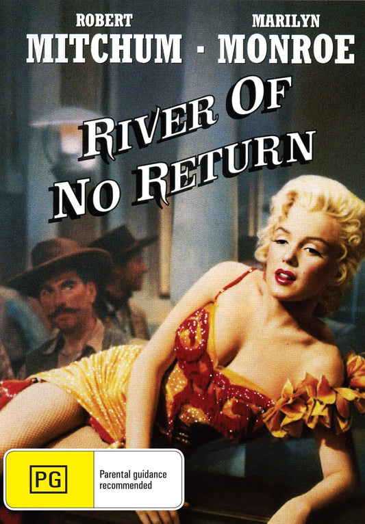 River of No Return DVD featuring Robert Mitchum and Marilyn Monroe, drama film, collectible edition from Rare and Collectible DVDs